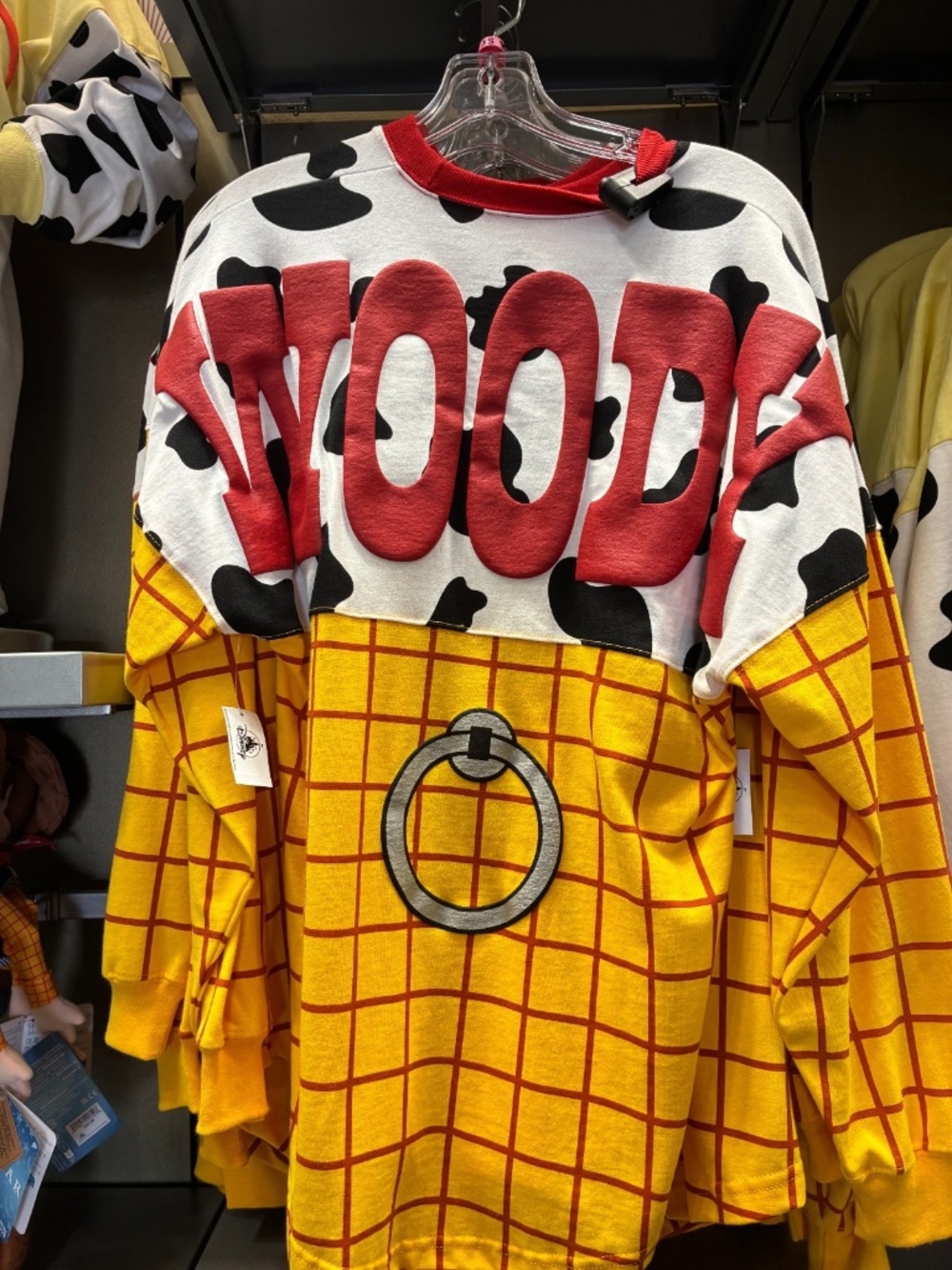 Disney Parks Toy Story Woody Spirit Jersey Adults Size - NEW